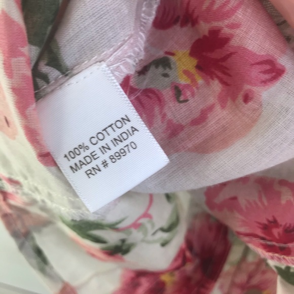 Eden + Olivia Floral Rose Button Up Blouse - Picture 7 of 7